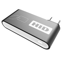Omnikey czytnik USB-C, RDU55200-00-000000, karty chipowe, zewnętrzny, czarny / srebrny, Złącze USB-C