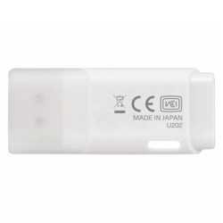 Kioxia USB flash disk, USB 2.0, 32GB, Hayabusa U202, Hayabusa U202, biały, LU202W032GG4
