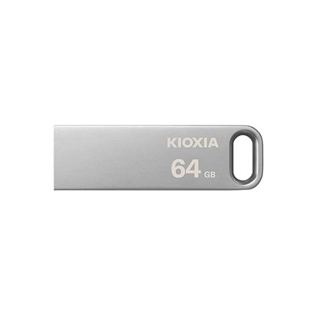Kioxia USB flash disk, USB 3.0, 64GB, Biwako U366, Biwako U366, srebrny, LU366S064GG4