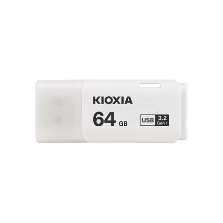 Kioxia USB flash disk, USB 3.0, 64GB, Hayabusa U301, Hayabusa U301, biały, LU301W064GG4