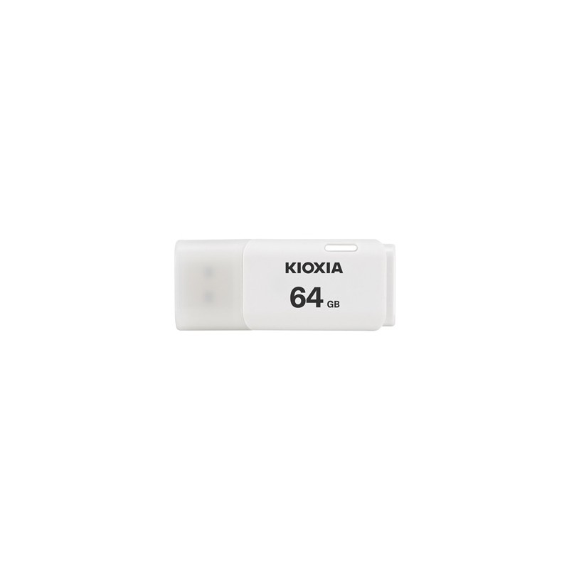 Kioxia USB flash disk, USB 2.0, 64GB, Hayabusa U202, Hayabusa U202, biały, LU202W064GG4