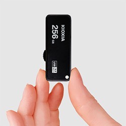 Kioxia USB flash disk, USB 3.0, 256GB, Yamabiko U365, Yamabiko U365, czarny, LU365K256GG4