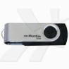 XX Flash USB flash disk, USB 2.0, 1GB, czarno-srebrny, do wywracania