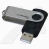 XX Flash USB flash disk, USB 2.0, 1GB, czarno-srebrny, do wywracania