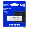 Goodram USB flash disk, USB 2.0, 128GB, UME2, biały, UME2-1280W0R11, USB A, z osłoną