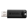 Verbatim USB flash disk, USB 3.0, 16GB, PinStripe, Store N Go, czarny, 49316, USB A, z wysuwanym złączem