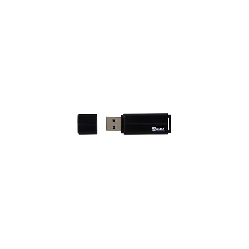 MyMedia USB flash disk, USB 2.0, 64GB, czarny, 69263, z plastikową osłoną