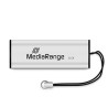 MediaRange USB flash disk, USB USB 3.0 (3.2 Gen 1), 32GB, srebrny, MR916, USB A, wysuwany