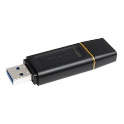 Kingston USB flash disk, USB 3.0, 128GB, DataTraveler Exodia, czarny, DTX/128GB, USB A, z osłoną