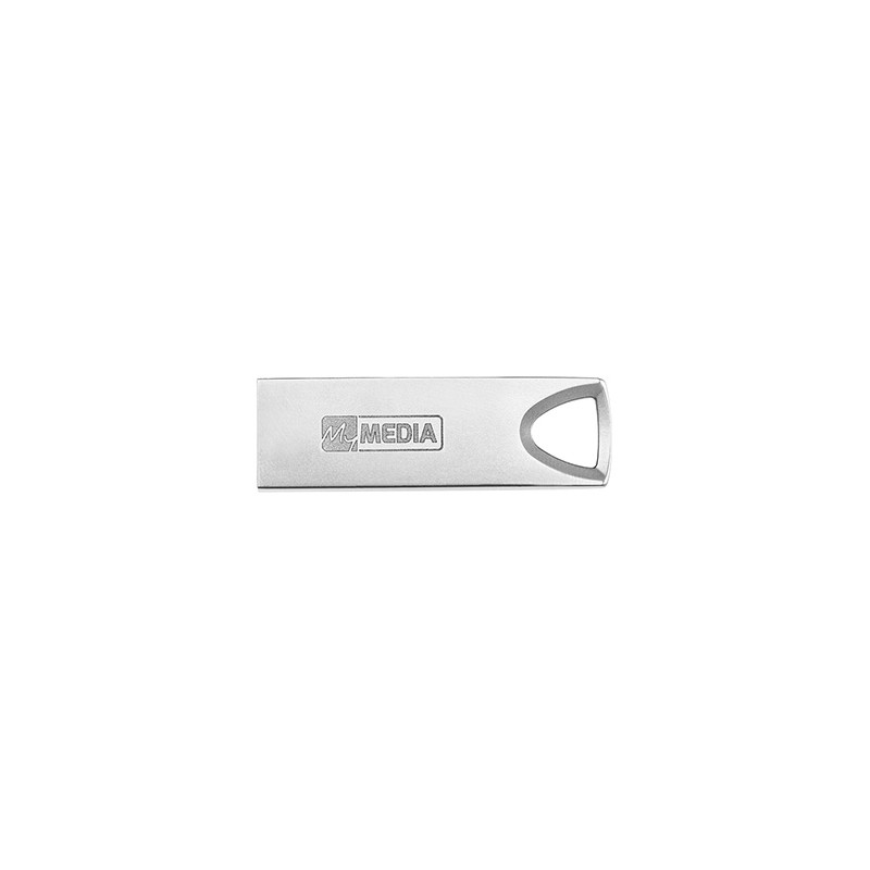 MyMedia USB flash disk, USB 3.2, 32GB, MyAlu, srebrny, 69276, USB A