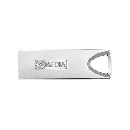 MyMedia USB flash disk, USB 3.2, 32GB, MyAlu, srebrny, 69276, USB A