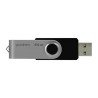 Goodram USB flash disk, USB 2.0, 64GB, UTS2, czarny, UTS2-0640K0R11, USB A, z obrotową osłoną