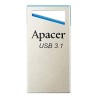 Apacer USB flash disk, USB 3.0, 128GB, AH155, srebrny, AP128GAH155U-1, USB A, z oczkiem na brelok