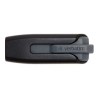 Verbatim USB flash disk, USB 3.0, 256GB, V3, Store N Go, czarny, 49168, USB A, z wysuwanym złączem