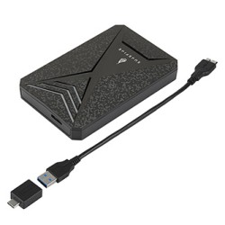 SSD Zewnętrzny Surefire GX3 Gaming, 53684, 1000GB, czarny, 2.5", USB micro B, 1TB