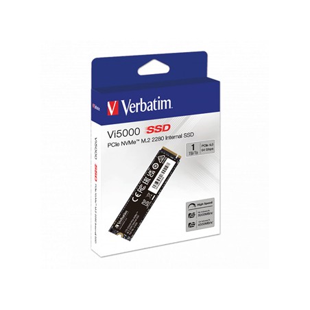 SSD Wewnętrzny Verbatim Vi5000 M.2, 31826, 1000GB, czarny, NVMe