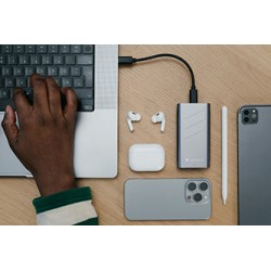 SSD Zewnętrzny Verbatim TurboMetal SSD, 32021, 1000GB, Nero Backup, Srebrny, w zestawie kabel USB-C 20 cm, M.2, USB C, 1TB