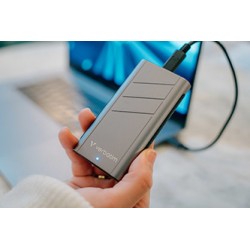 SSD Zewnętrzny Verbatim TurboMetal SSD, 32022, 2000GB, Nero Backup, Srebrny, w zestawie kabel USB-C 20 cm, M.2, USB C, 2TB