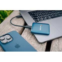 SSD Zewnętrzny Verbatim SnapBack Magnetic SSD, 32075, 1000GB, Blue Metallic, MagSave, 2x kabel USB C, 1TB