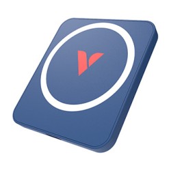 SSD Zewnętrzny Verbatim SnapBack Magnetic SSD, 32076, 2000GB, Blue Metallic, MagSave, 2x kabel USB C, 1TB