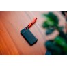 SSD Zewnętrzny Verbatim Pocket SSD Black/red, 32417, 256GB, czarny/czerwony, M.2, zawiera kabel USB C, USB-C