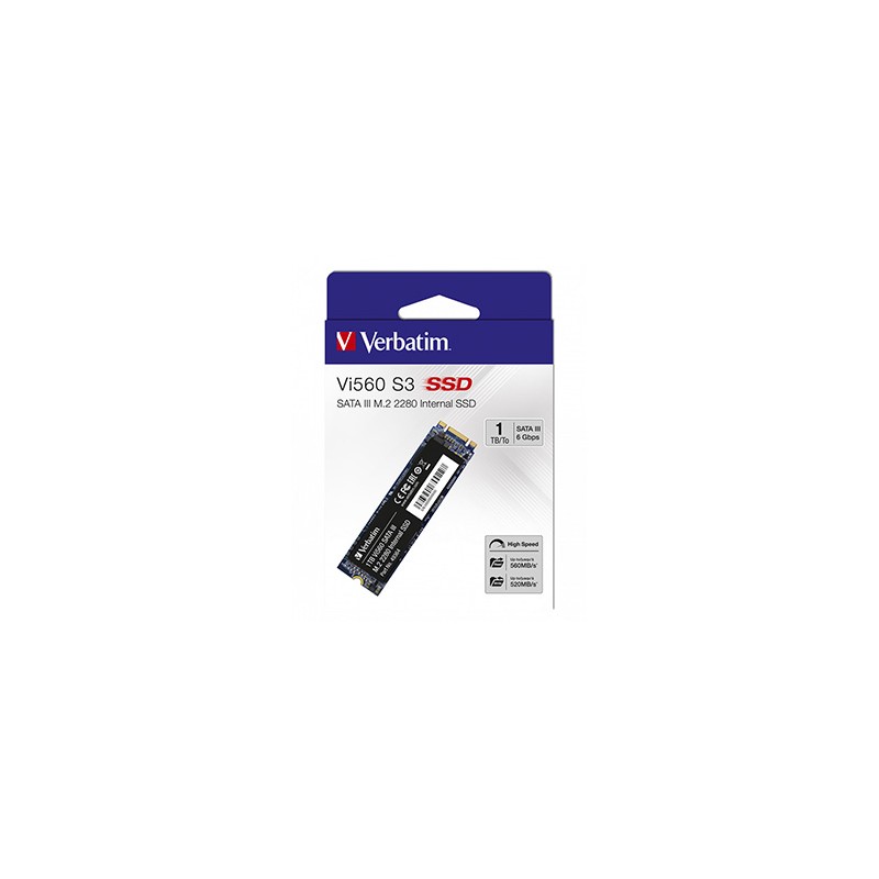 SSD Wewnętrzny Verbatim Vi560, 49364, 1000GB, czarny, SATA III, 1TB