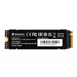 SSD Wewnętrzny Verbatim Vi7000G M.2, 49368, 2000GB, czarny, NVMe, 2TB