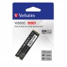 SSD Wewnętrzny Verbatim Vi3000 M.2, 49373, 256GB, czarny, NVMe
