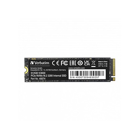 SSD Wewnętrzny Verbatim Vi3000 M.2, 49374, 512GB, czarny, NVMe