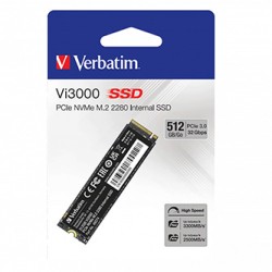 SSD Wewnętrzny Verbatim Vi3000 M.2, 49374, 512GB, czarny, NVMe