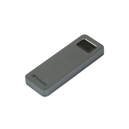 SSD Zewnętrzny Verbatim Executive Fingerprint Secure, 53656, 512GB, szary, szyfrowanie 256-bit AES, 2.5", USB-C, RODO