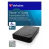 Zewnętrzny dysk twardy, Verbatim, 3.5", Store,N,Save, USB 3.0, 47686, blister, czarna