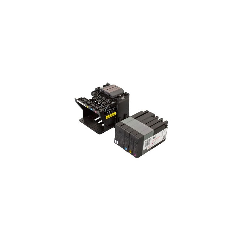 HP oryginalny printhead replacement kit CR324A, CR322A, CR323A, CM751-60126, obsahuje inkousty, Zestaw do wymiany głowicy