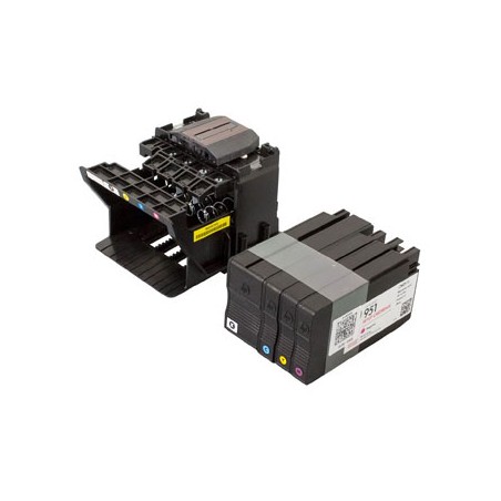 HP oryginalny printhead replacement kit CR324A, CR322A, CR323A, CM751-60126, obsahuje inkousty, Zestaw do wymiany głowicy