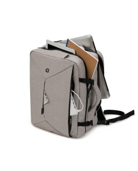 DICOTA BACKPACK DUAL PLUS EDGE/13-15.6IN LIGHT GREY