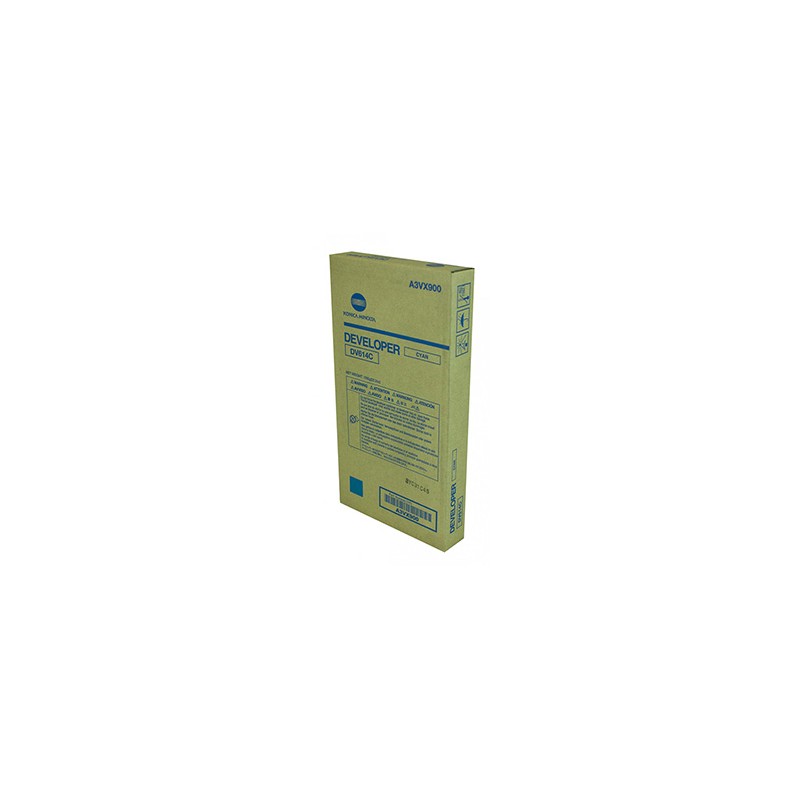 Konica Minolta oryginalny starter A3VX900, DV-614C, cyan, Konica Minolta Bizhub C3070L, 1060, 1070P, 1070, starter
