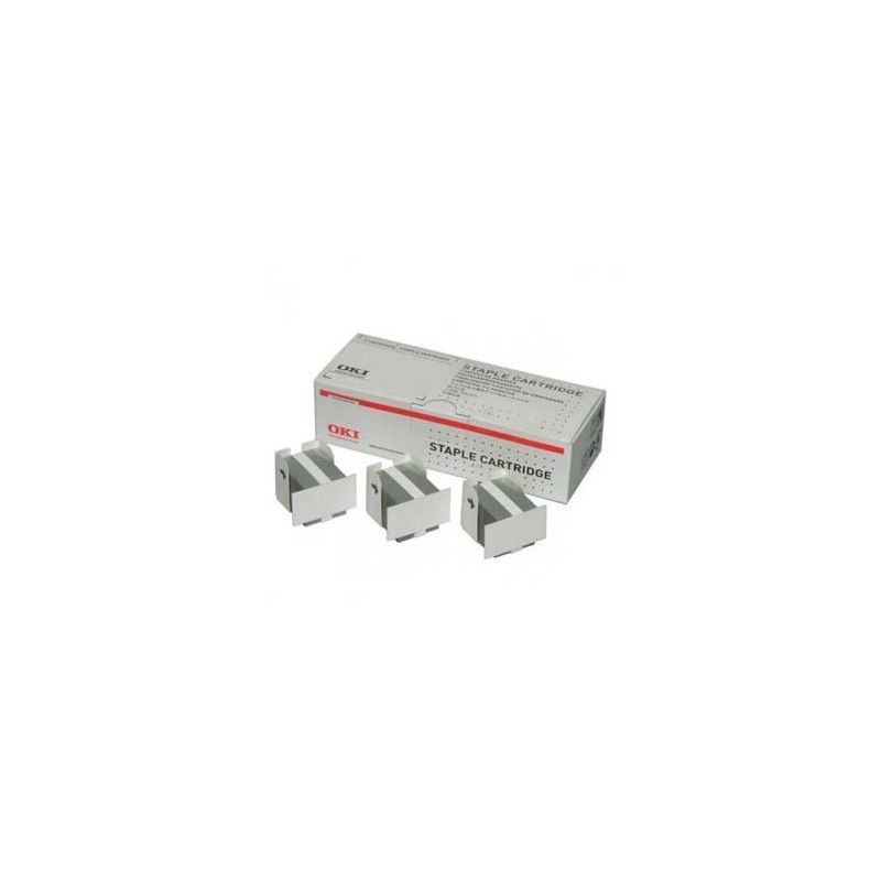 OKI oryginalny staple cartridge 45513301, 2x1500ks, OKI MC760, 770, 780, zszywki do finiszera