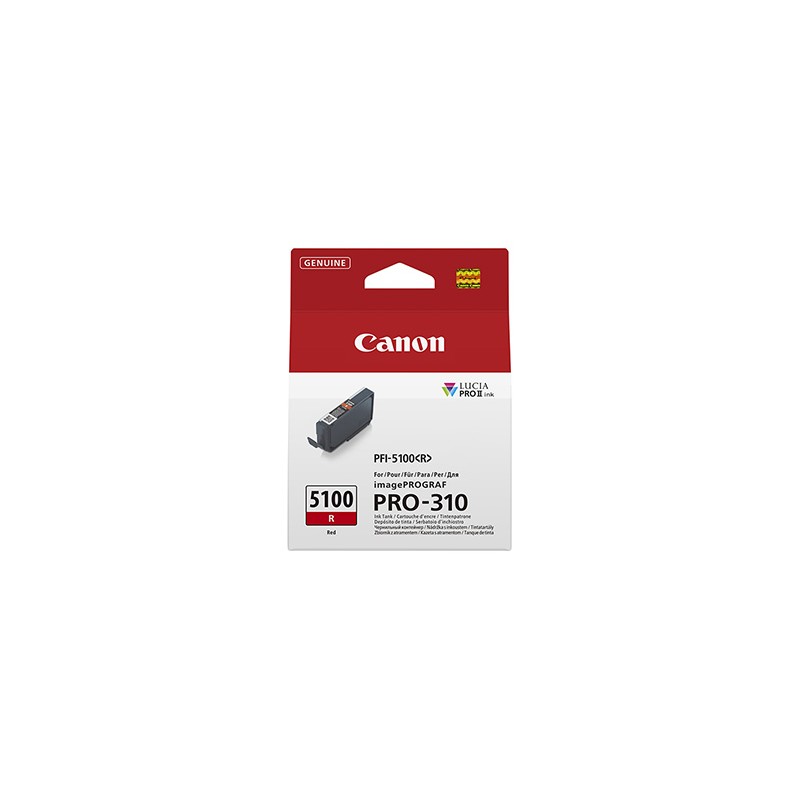Canon oryginalny ink / tusz PFI-5100 R, 6958C001, Red