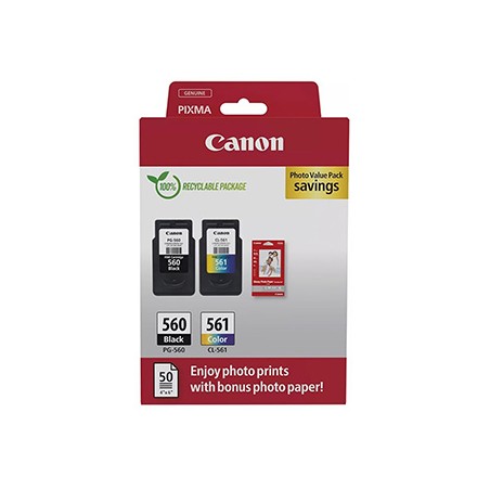 Canon oryginalny ink / tusz PG-560/CL-561/GP-501, 3713C008, black/color, Multi-pack -