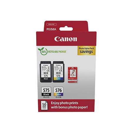 Canon oryginalny ink / tusz PG-575/CL-576/GP-501 VP, 5438C004, CMYK