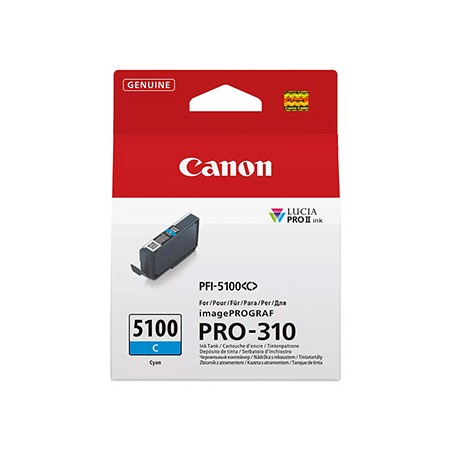Canon oryginalny ink / tusz PFI-5100 C, 6953C001, Cyan