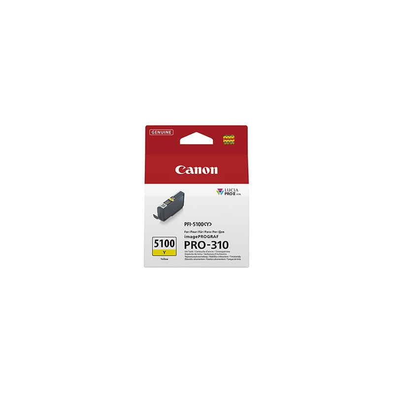 Canon oryginalny ink / tusz PFI-5100 Y, 6955C001, Yellow