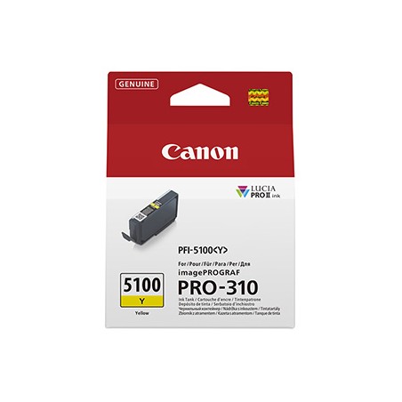 Canon oryginalny ink / tusz PFI-5100 Y, 6955C001, Yellow