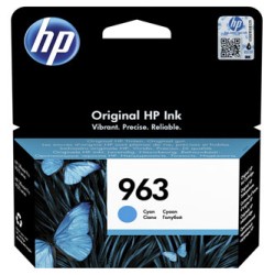 HP oryginalny ink / tusz 3JA23AE301, HP 963, cyan, blister, 700s, 10.77ml, EOL
