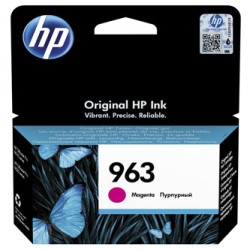 HP oryginalny ink / tusz 3JA24AE301, HP 963, magenta, blister, 700s, 10.77ml