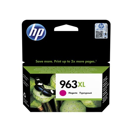 HP oryginalny ink / tusz 3JA28AE, HP 963XL, high capacity, magenta, 1600s, 22.92ml
