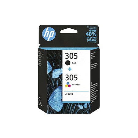 HP oryginalny ink / tusz 6ZD17AE#301, HP 305, blister, 2-pack