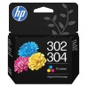 HP oryginalny ink / tusz B7RT6AE, HP 302/304, CMY, 150s