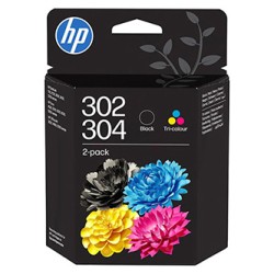 HP oryginalny ink / tusz B82L1AE, HP 302/304, BK/CMY, 170/150s, 2-pack