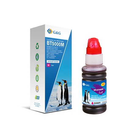 G&G kompatybilny ink / tusz z BT-5000M, NPR-BT5000M, magenta, 5000s
